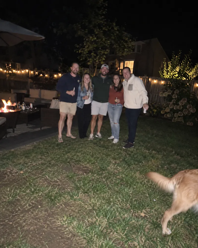 Photo to avoid: a group shot where faces are small